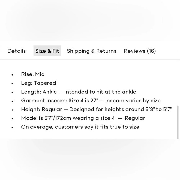 NWT Aritzia Babaton Vogue Pant Matte Pearl Size 6 City Wool High Waisted Pants - Picture 12 of 14